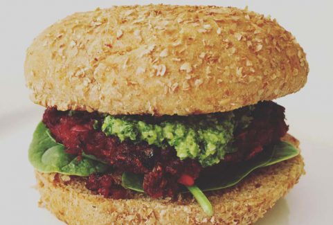 Pesto Beet Burgers
